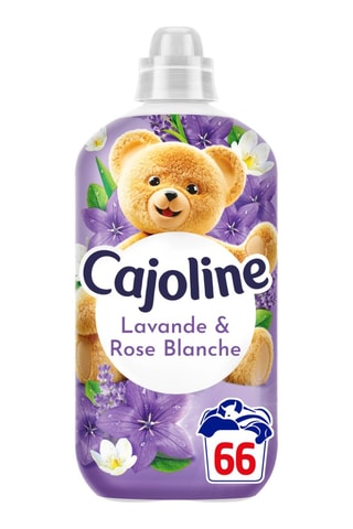 6 x Adoucissant Cajoline Créations - Lavande et Rose Blanche - 66 lavages