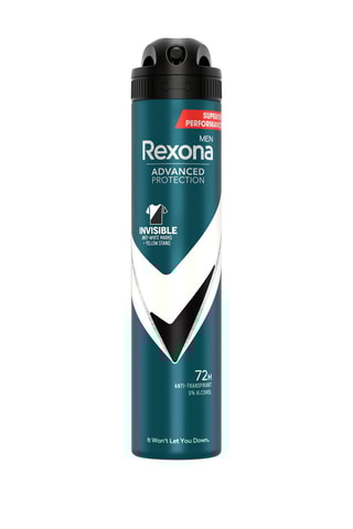 6 x Déodorant anti-transpirant Invisible black & white Rexona Men -  200 ml
