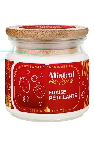 Vela perfumada tarro pequeño - Fresa refrescante - 150 ml