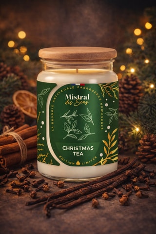 Vela perfumada tarro grande - Christmas tea - 700 ml