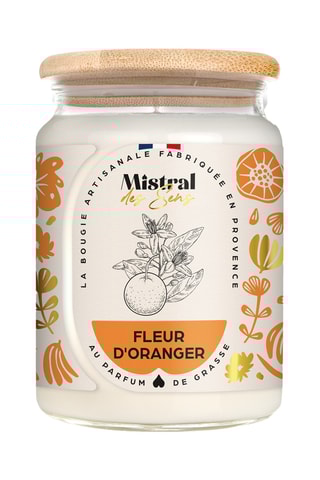 Vela perfumada jarra grande modelo - Flor de laranjeira  - 700 ml