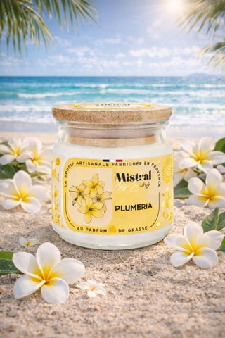 Plumeria - Vela perfumada
