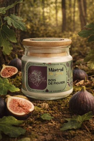 Madera de higuera - Vela perfumada