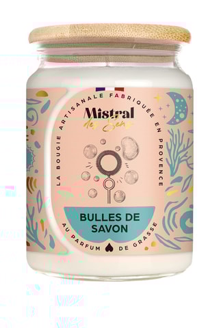 Burbujas de jabón - Vela perfumada