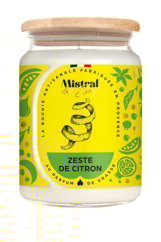 Cáscara de limón - Vela perfumada