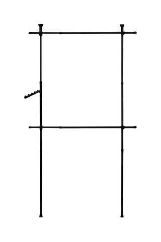 Roupeiro telescópico - Preto