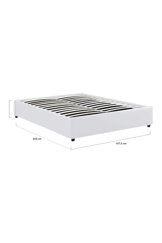 Cama com arrumação com sommier Otto - Área de deitar 140 x 190 cm