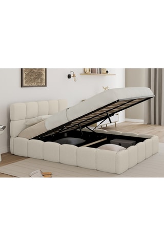 Cama com arrumação e sommier Bubble - Área de deitar 140 x 190 cm