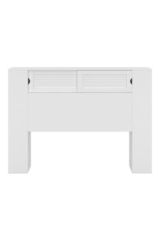 Cabeceira de cama sobre pés Orem - Branco