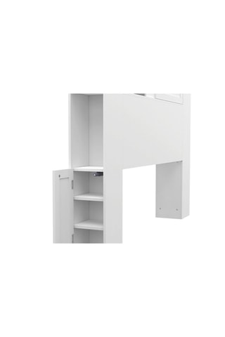 Cabeceira de cama sobre pés Orem - Branco