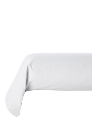 2 fundas de almohada de algodón - 57 hilos/cm² - Blanco