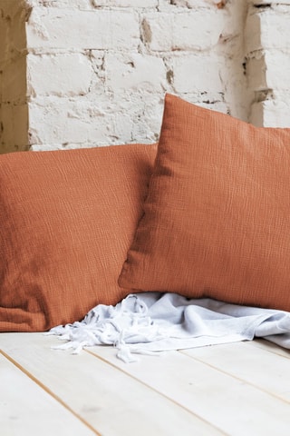 2 fundas de almohada - Terracota