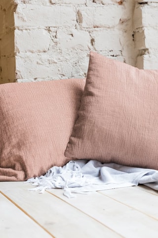 2 fundas de almohada - Rosa