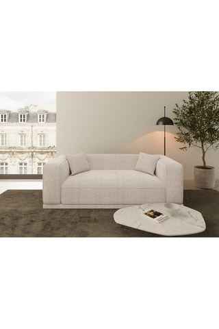 Canapé droit Duno Beige