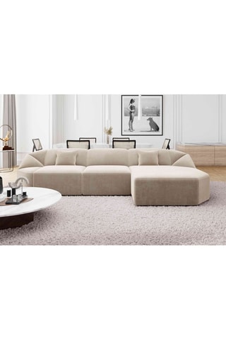 Canapé d'angle droit Laguna Crème