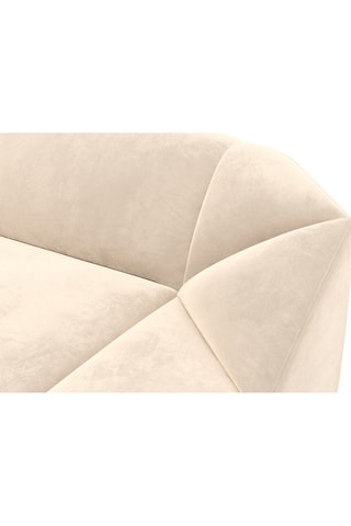 Canapé d'angle gauche Laguna Crème