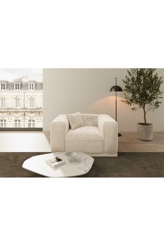 Fauteuil Duno Crème