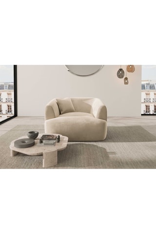 Fauteuil Ozura Crème