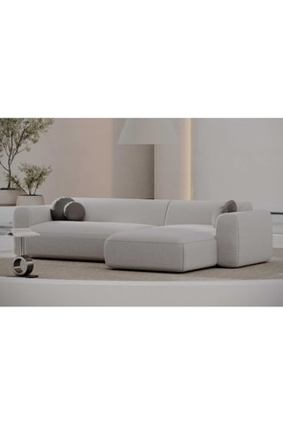 Canapé d'angle droit Moloko - Blanc