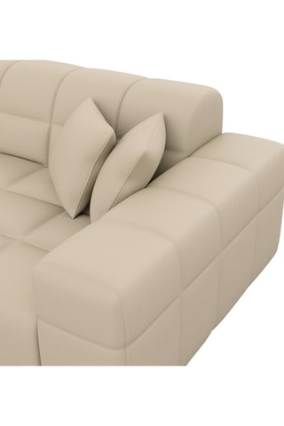 Canapé Cardano - Beige - 2 places - En cuir