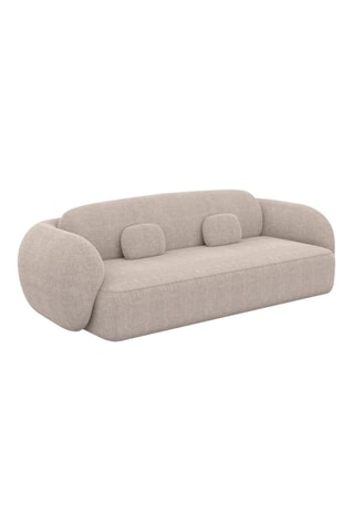 Canapé Nebala - Beige - 3 places - En polyester 