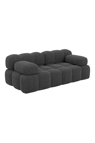 Canapé Seducca - Anthracite - 2 places - En polyester