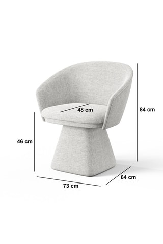 Chaise en hêtre et sapin massif Kaya - 73 x 84 x 64 cm