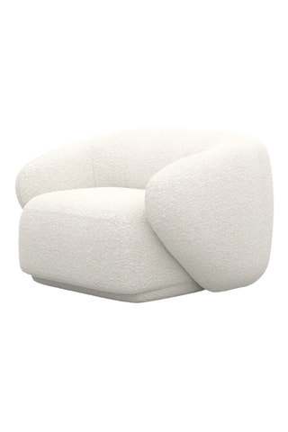 Fauteuil Maitano - Blanc - En polyester
