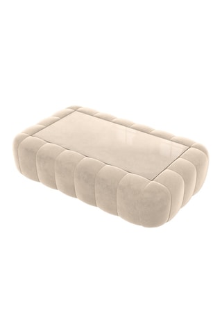 Table basse rectangulaire Nuvola - Crème