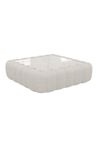 Table basse carrée Nuvola - Blanc