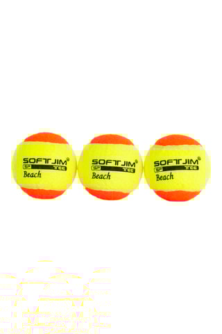 3 pelotas de tenis playa