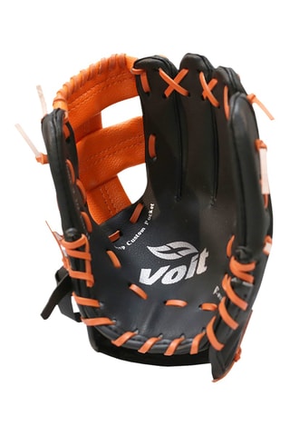 Guante de béisbol para jugadores diestros - Naranja y negro