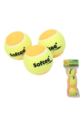 3 minipelotas de tenis - 6,7 cm