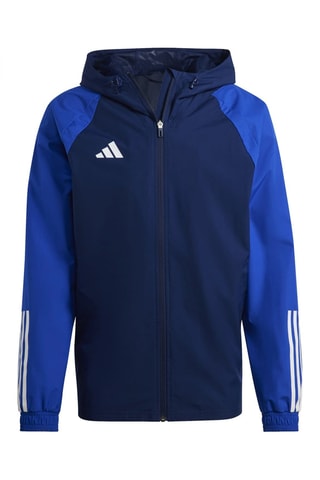 Chaqueta de fútbol con capucha - Azul marino