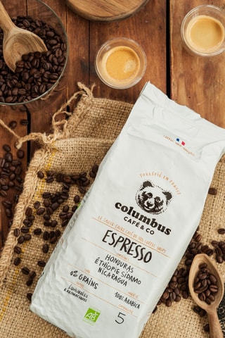 Café en grains espresso barista bio - Doux - 3 x 1 kg