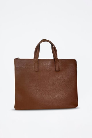 Leren Aktetas Carlo - Bruin