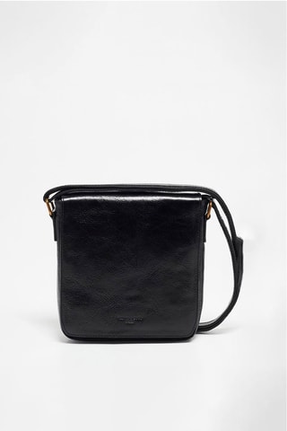 Leren Schoudertas Albano - Zwart