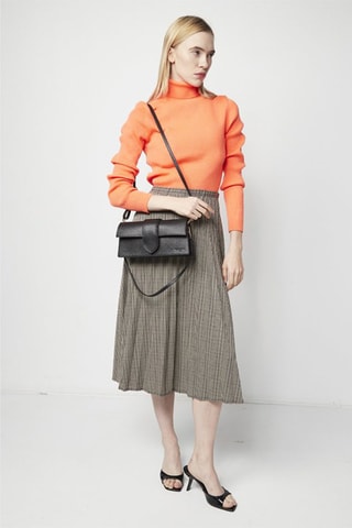 Leren Schoudertas Shana   - Zwart