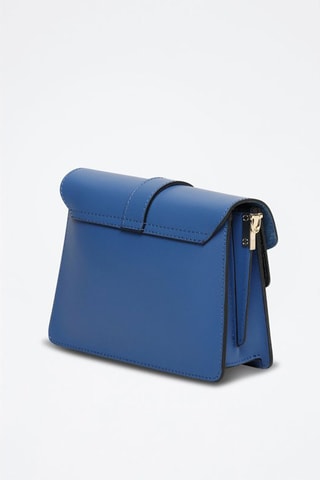 Leren Schoudertas Mini Phoenix   - Blauw