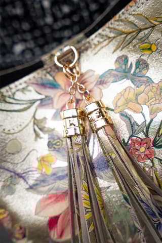 Leren Handtas Ema - Goudkleurig