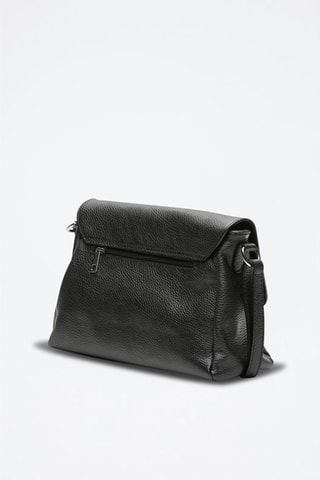 Leren Schoudertas Indila  - Zwart