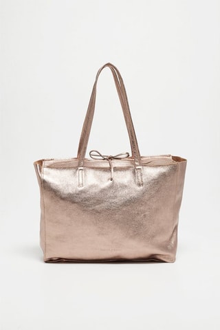 Borsa a mano in pelle Vog - Dorato