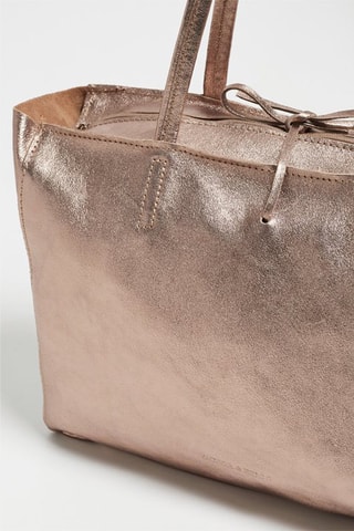 Borsa a mano in pelle Vog - Dorato