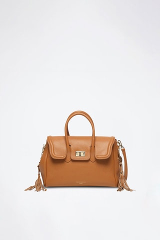 Leren Schoudertas Bagatelle   - Bruin