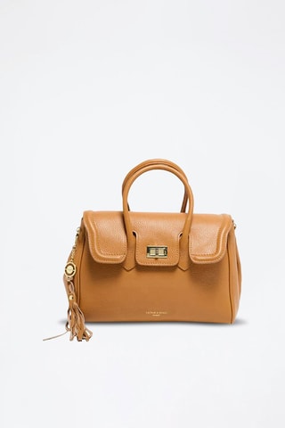 Leren Schoudertas Bagatelle   - Bruin