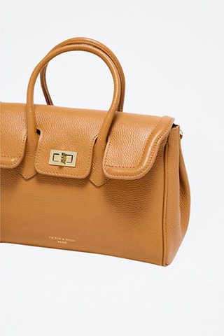 Leren Schoudertas Bagatelle   - Bruin