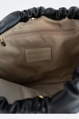 Leren Schoudertas  - Zwart