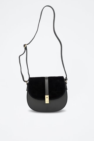 Leren Schoudertas - Zwart