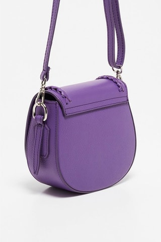 Leren Schoudertas Erina Paars - Paars