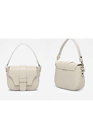 Leren Handtas Thuret   - Wit